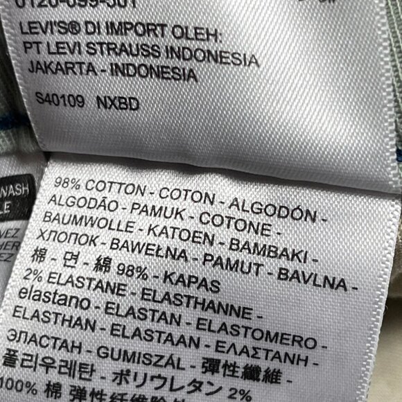 Levi s Men s Xx Standard Tapered Chino Pants Green Olive Stretch Twill 50x30 Big - Picture 12 of 16